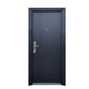 Custom Size Anti-Theft Galvanized Steel Security Front Entry Door