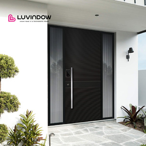 Best Selling Securely Sophisticated Aluminum Alloy Exterior Doors Nice Quality Anti-theft Security Entry Doors For Villa