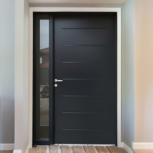 Noise Preventive Heat Insulation Zinc Galvanized Alloy Front Door