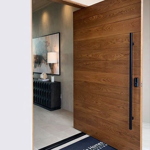 Customized Solid Wood Teak Entrance Pivot Door