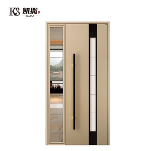 Luxury Custom Modern Anti-theft Aluminum Pivot Door for Villa Apartment & Hotel Exterior Front Entry Security Door