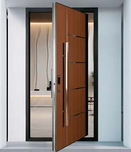 Hot Selling Eco-friendly Modern Steel Pivot Door Techtop Thermal Break Exterior Entrance Door European