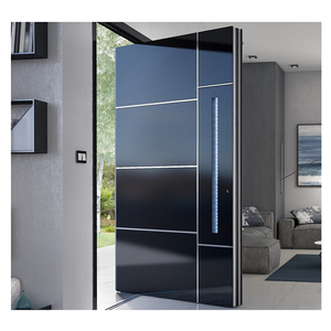 Exterior Aluminium Profile Pivot Security Doors Modern Entry Door Manufacturer