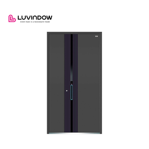 Energy Efficient High Air Tightness Premium Aluminum Front Entry Doors For Modern Residential Buildings