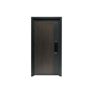 Exterior Residential Modern Aluminum Security Doors Hurricane Impact Heat Insulated Waterproof Steel Glass Front Entry
