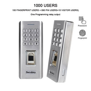 Outdoor Use Capacitive Fingerprint Door Lock ,IP66 Waterproof Anti-Vandal Metal Case,1000 Users PIN Fingerprint Access Control
