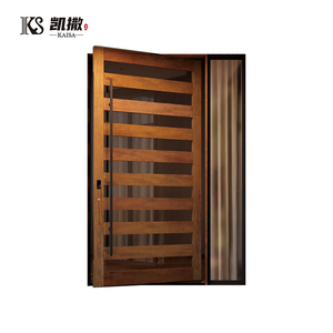 Soundproof Cast Aluminum Casement Pivot Entry Door